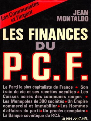 cover image of Les Finances du Parti Communiste Français